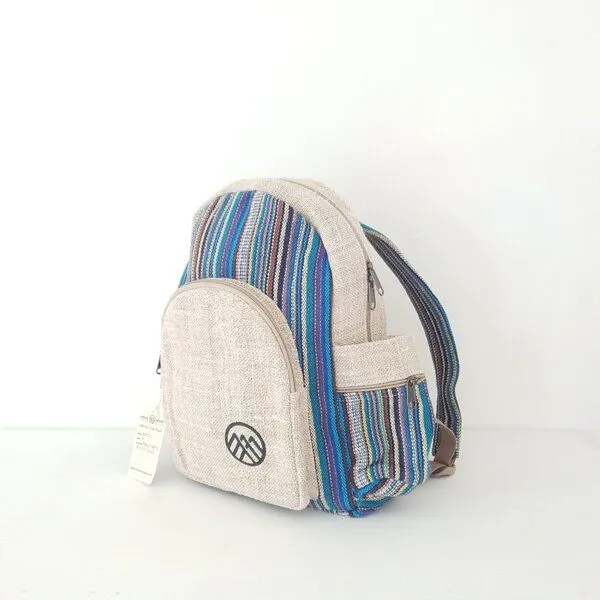Himal Hemp Rucksack RAMRI aus Hanf von Himal Hemp (Medium), Türkisblau, – Produktbild 3 von 4