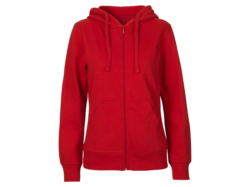 Neutral Neutral® Damen College Hoodie Zoodie Hoody Kapuzenjacke Sweatjacke Ladies only, Rot, – Produktbild 1 von 4