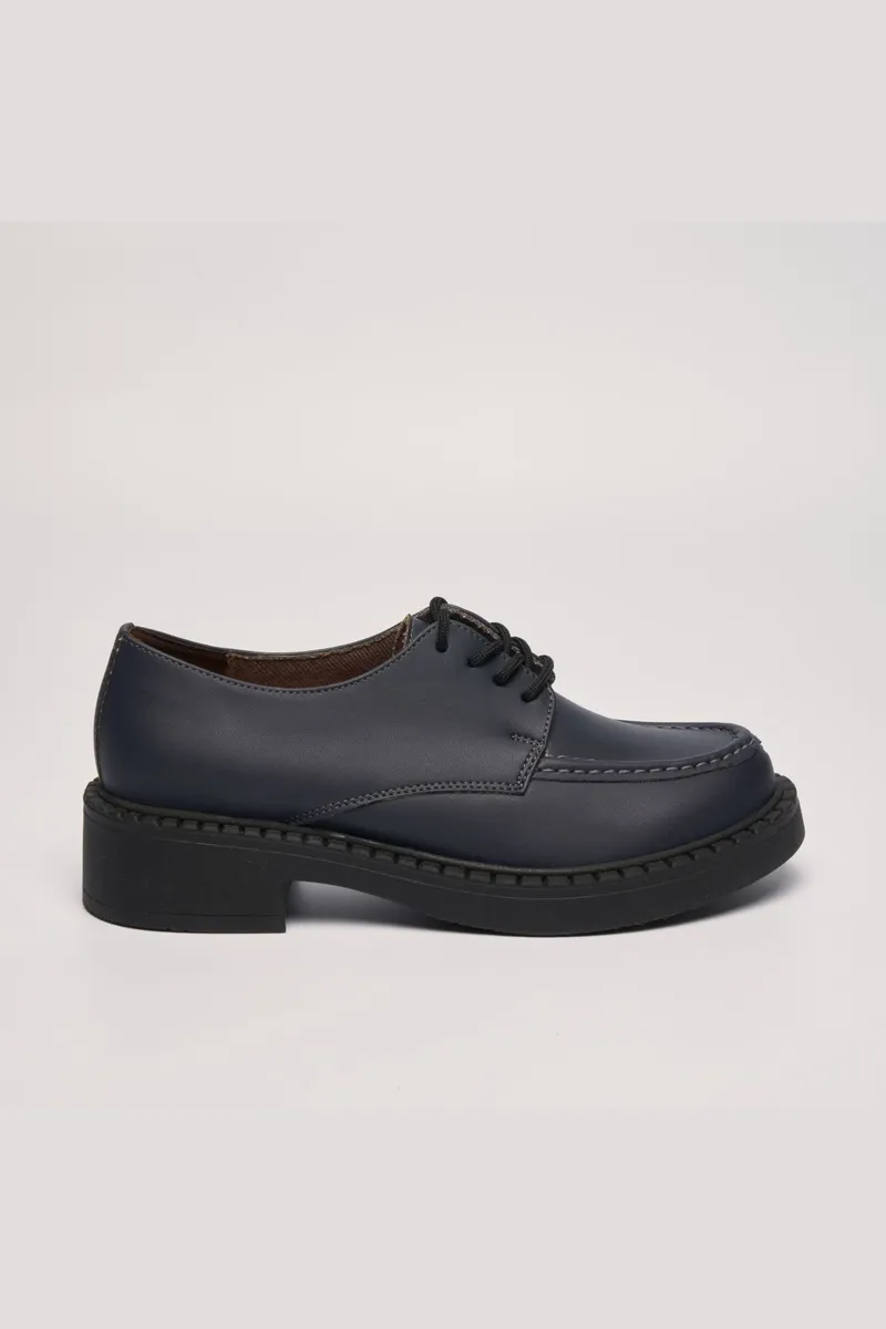AGAZI AGAZI Damen vegan Loafers Helen Marineblau, Extra dunkelblau, – Produktbild 1 von 2