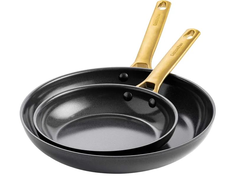 Greenpan GreenPan Bratpfannenset "Padova Reserve" 2-teilig, schwarz – Produktbild 2 von 2