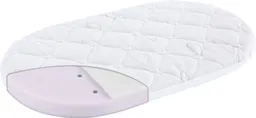 Träumeland Babymatratze Brise Light passend für Cybex Priam, 32 x 78 x 6 cm, oval, Träumeland, 6 cm hoch, (1-tlg), Matratze, Allergiker geeignet (Hausstauballergiker) – Produktbild 1 von 1