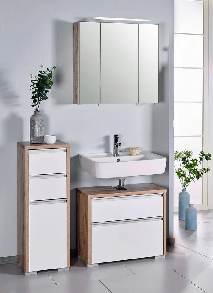 Schildmeyer Unterschrank Bello, Unterschrank, Made in Germany, B: 34,5 cm Solide Verarbeitung - Dieses Produkt ist in Deutschland gefertigt, Braun, – Produktbild 3 von 5
