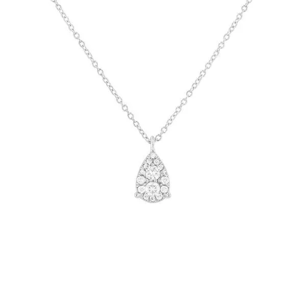 Eppi Eppi Anhänger in Form eines Diamantentropfens Birdie, Weiß, – Produktbild 1 von 4