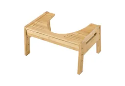 en.casa Badhocker, »Kalajoki« Toilettenhocker WC-Tritthocker Bambus – Produktbild 1 von 1