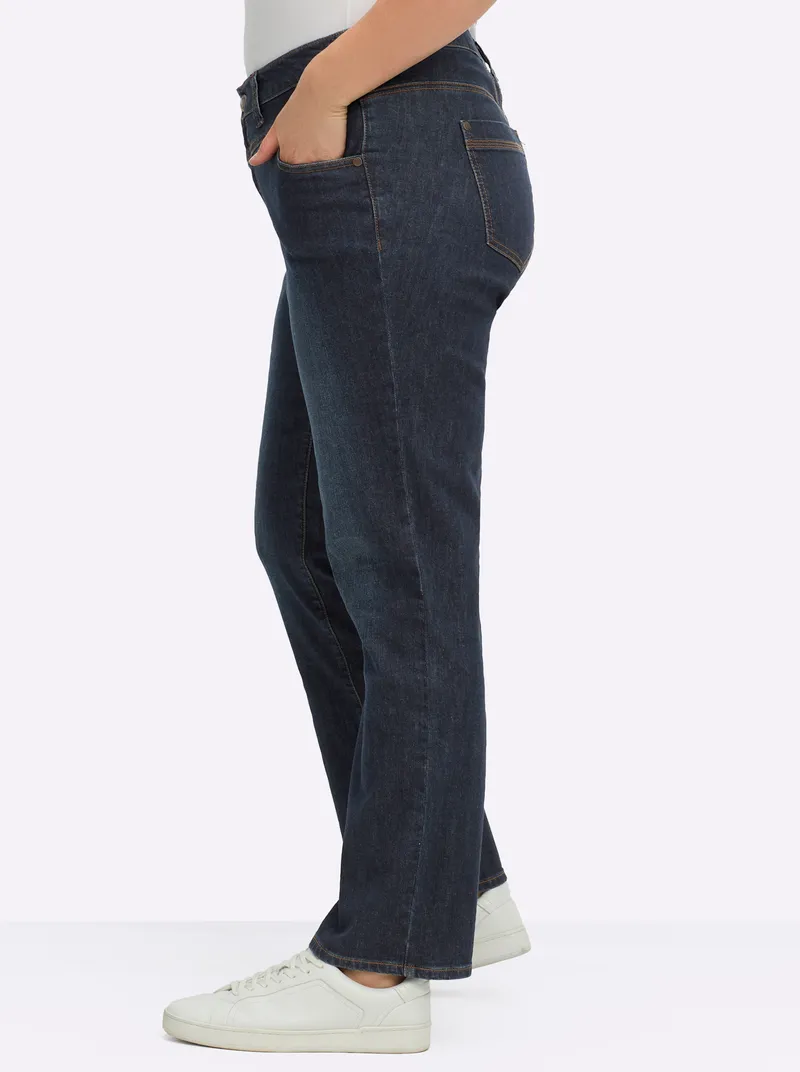 sheego Jeans dark blue used, Dark blue used, – Produktbild 2 von 2
