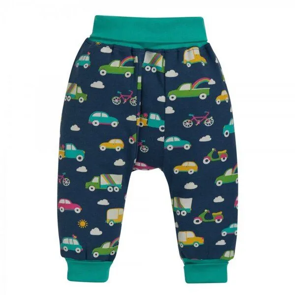 Frugi Frugi Pumphose Autos Space Blue Rainbow Roads – Produktbild 1 von 3