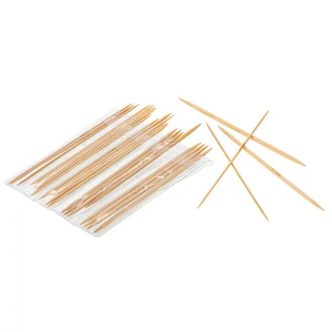buttinette Strumpfstricknadel-Set, Bambus, 15 cm, Stärken: 2–4 – Produktbild 1 von 1