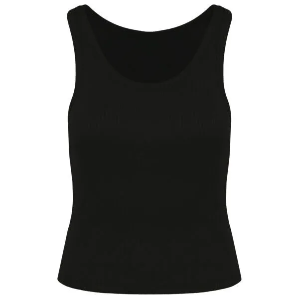 Greenspired Greenspired Umweltfreundliches Ripp-Tank Top für Damen 260g/m² XS-XL, Schwarz, – Produktbild 1 von 2