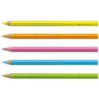 Faber-Castell Faber-Castell Trockentextmarker 'Jumbo Grip' neonblau – Produktbild 3 von 3
