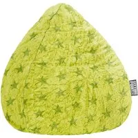 Sitzsack "fluffy stars L", 70 x 90 cm, grün – Produktbild 1 von 1