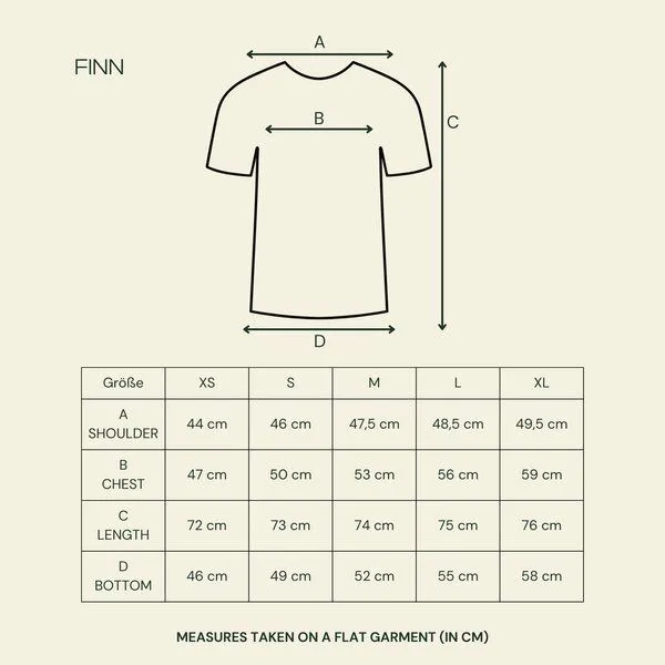 NORDLICHT NORDLICHT Herren T-Shirt FINN aus Bio-Baumwolle, Grün, – Produktbild 4 von 4