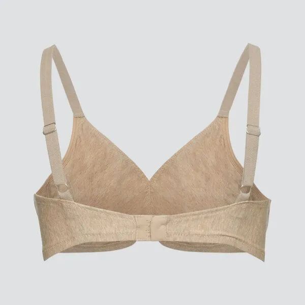 comazo|earth comazo|earth Fairtrade Basic BH ohne Bügel | GOTS zertifziert, Beige-melange, – Produktbild 4 von 5