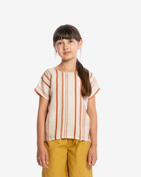 MATONA Matona T-Shirt | Easy T-Shirt |aus Leinen, Striped, – Produktbild 1 von 3