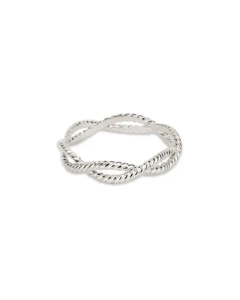 lille mus lille mus Ring 'Kordel' 925, Silber, – Produktbild 2 von 2