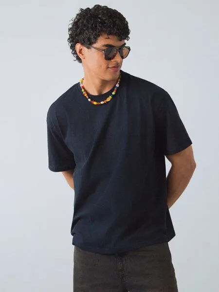 Honest Basics Honest Basics OG Shirt aus Bio- und recycelter Baumwolle, Schwarz, – Produktbild 1 von 4