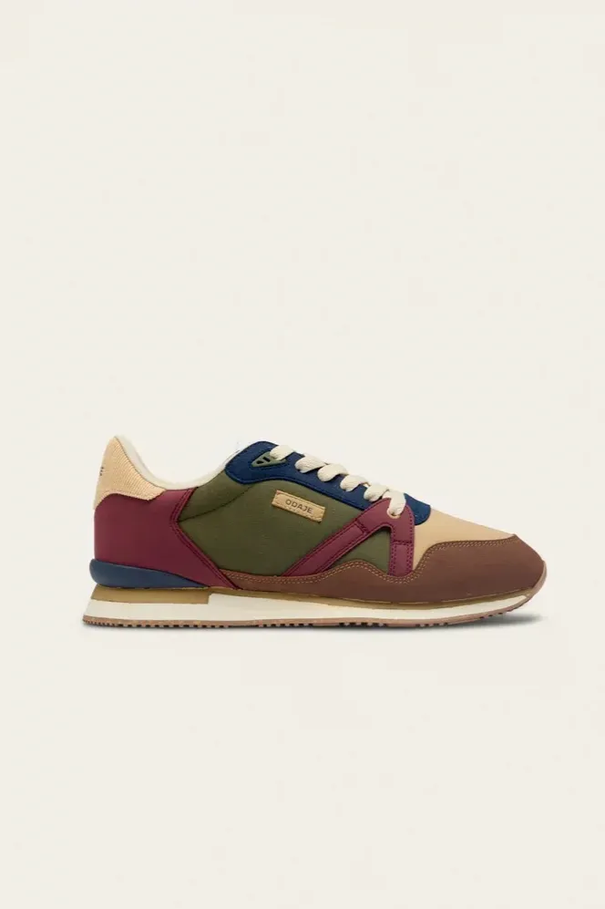 Odaje Odaje Herren vegan Sneaker Andre Navy/Taupe/Braun, Extra dunkelblau, – Produktbild 2 von 2