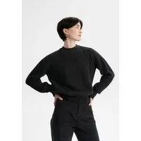 MELA Rippstrick Pullover MANIKA | von MELA | Fairtrade & GOTS zertifiziert, Schwarz, – Produktbild 1 von 1