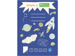 Memo memo x SOS-Kinderdörfer weltweit Schulheft DIN A4, 16 Blatt, Lin. 3 – Produktbild 1 von 1