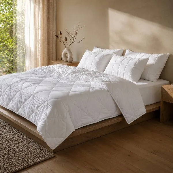 Slāf Slāf Hanf Kopfkissen 40x80 BIO, Kissen mit kbA Steppbezug – Produktbild 4 von 4