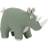 El Puente El Puente Stofftier Nashorn aus Baumwolle in Grau | Fair Trade & Handmade aus Sri Lanka, Grau, – Produktbild 1 von 1