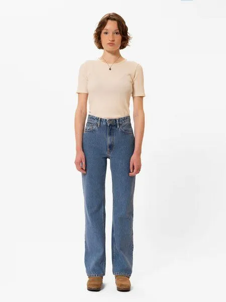 Nudie Jeans Nudie Jeans Dame Jeans - Clean Eileen - aus Bio-Baumwolle, Blue, – Produktbild 3 von 8
