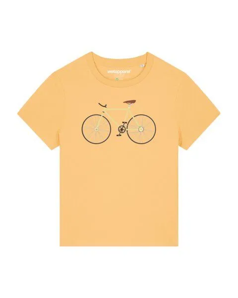 watapparel watapparel T-Shirt Frauen Yellow Bike, Yellow, – Produktbild 1 von 4