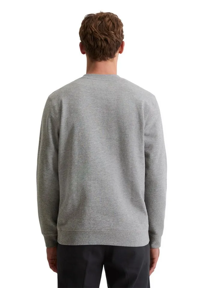 Marc O'Polo Marc O'Polo Sweatshirt regular fit aus weichem Bio-Baumwoll-Sweat angenehm weich gebrushte Innenseite, Grau, – Produktbild 2 von 5