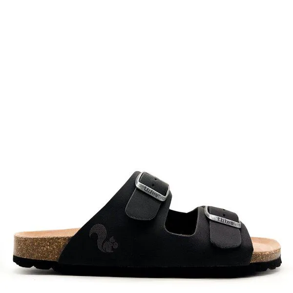 thies Vegane Eco Bio Sandale thies PET MEN, Obsidian grey, – Produktbild 1 von 4