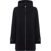 Will's Vegan Store Will's Vegan Store Damen vegan Mantel Vegane Wolle Kapuze Schwarz – Produktbild 1 von 1