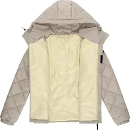 ragwear ragwear Outdoorjacke Leeloo Damen Übergangsjacke aus Teddyfleece mit gesteppten Ärmeln – Produktbild 1 von 1
