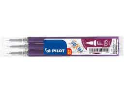 Pilot 3 Pilot Ersatzminen für Tintenroller "Frixion Point BL-FRP5" violett – Produktbild 1 von 1