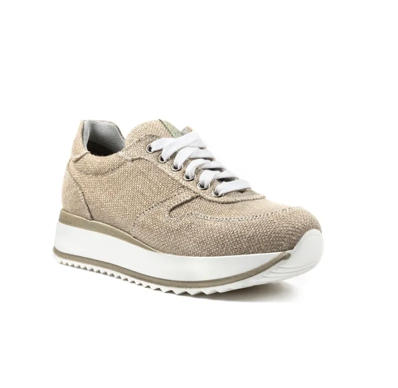 Risorse Future Risorse Future Damen vegan Sneaker Asia, Beige, – Produktbild 3 von 3