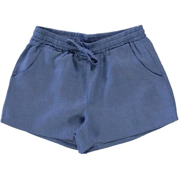 PETER JO PETER JO Leinen-Shorts Magic, Blau celeste, – Produktbild 1 von 3