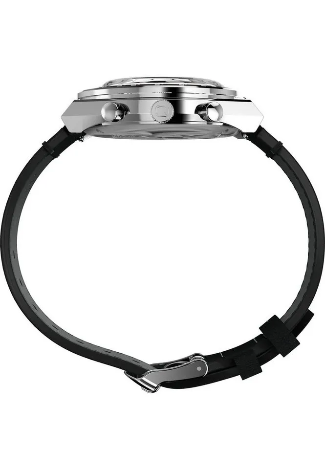 Timex Quarzuhr Q Timex Chronograph x Peanuts Snoopy, (1-tlg., Not a set – not applicable to this product), Quarz Chronograph, Schwarz, – Produktbild 3 von 4