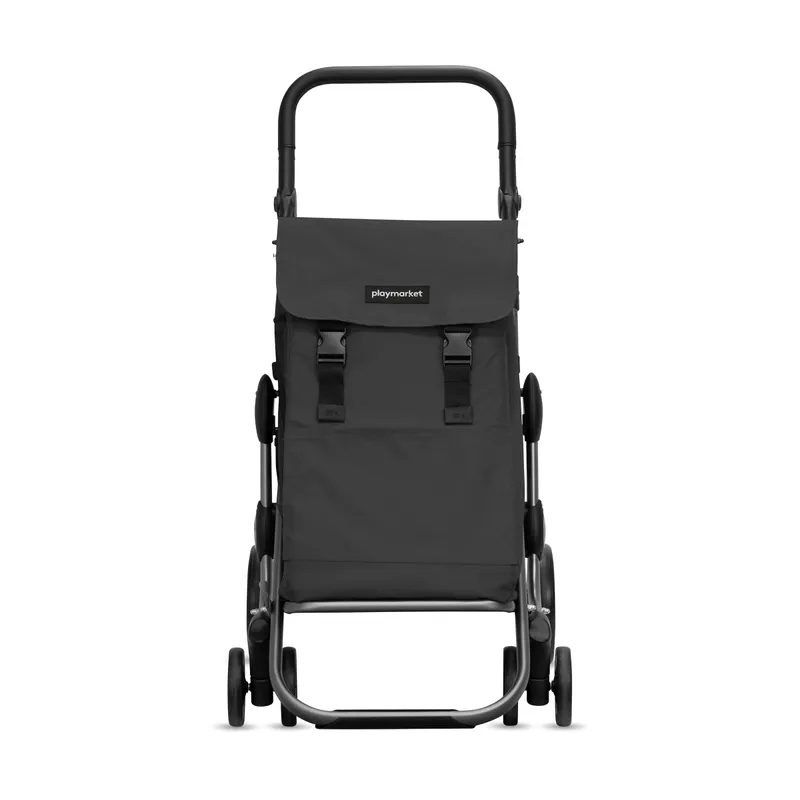 Playmarket Playmarket Einkaufstrolley GO PLUS PREMIUM, Schwarz, – Produktbild 2 von 4