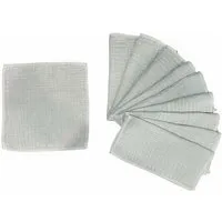 NoWaste Wrapping NoWaste Wrapping NoWaste Stofftaschentücher Taschentücher aus Stoff 10er SET ver. Motive, Eukalyptus, – Produktbild 1 von 1