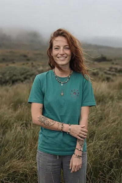 KOKOworld KOKOworld T-Shirt Crow, Teal sun&soil (grün), – Produktbild 2 von 4