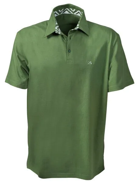 Levensgaarn Levensgaarn Polo-Hemd Männer, Grün, – Produktbild 2 von 3