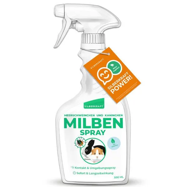 Silberkraft Silberkraft Milbenspray Meerschweinchen, Kaninchen & Kleintiere 500 ml – Produktbild 1 von 4