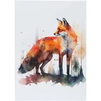 Notizbuch "Fox" DIN A5 kariert, 72 Blatt – Produktbild 1 von 1