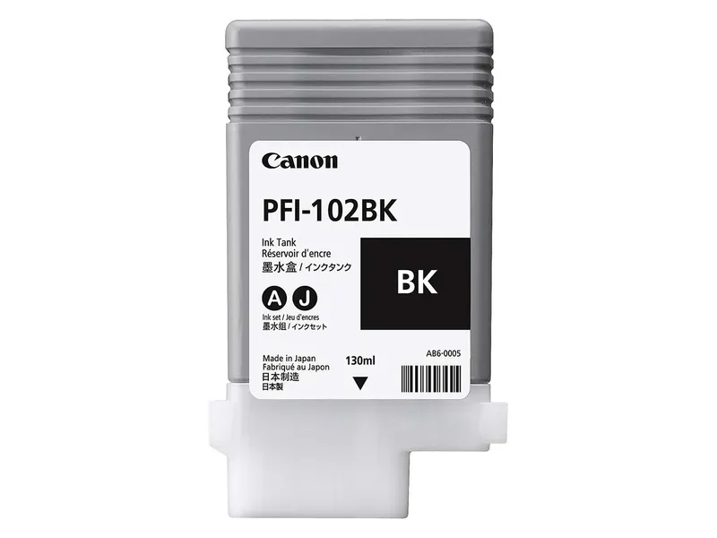 Canon Canon Tintenpatrone PFI-102BK schwarz – Produktbild 1 von 2