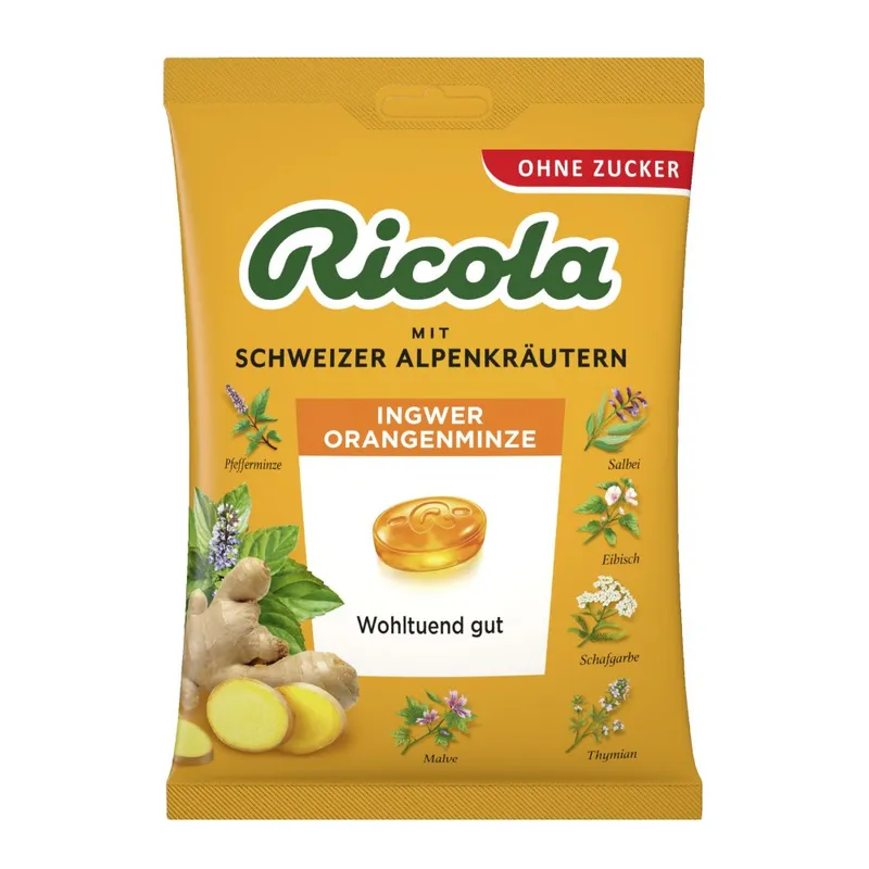 MARVECS GmbH - Marketing-Vertrieb-Consulting-Service MARVECS GmbH - Marketing-Vertrieb-Consulting-Service Ricola MIT SCHWEIZER ALPENKRÄUTERN 75 g Bonbons – Produktbild 1 von 2
