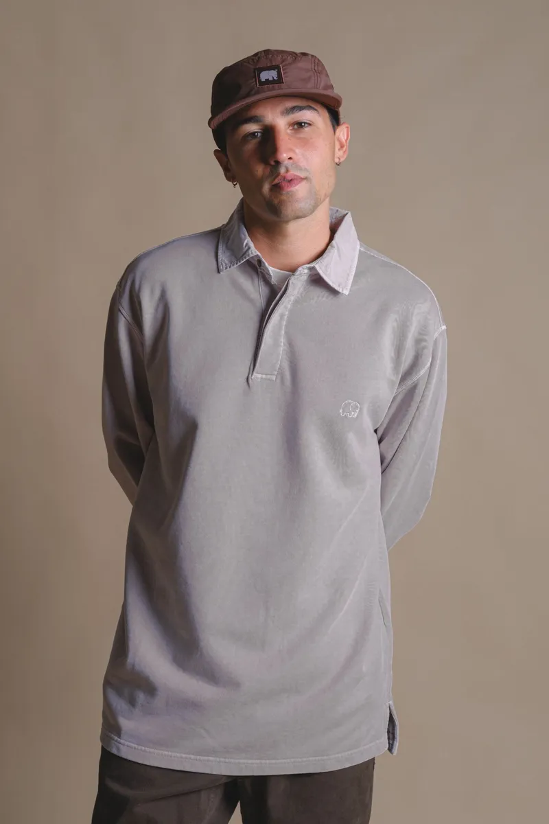 Trendsplant Trendsplant Herren vegan Pullover Polo Essential Pigment Island Fossil, Beige, – Produktbild 2 von 2