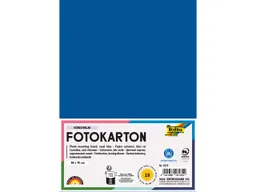 folia folia Fotokarton, 300 g/m², 50 x 70 cm, 10 Bogen, königsblau – Produktbild 1 von 1