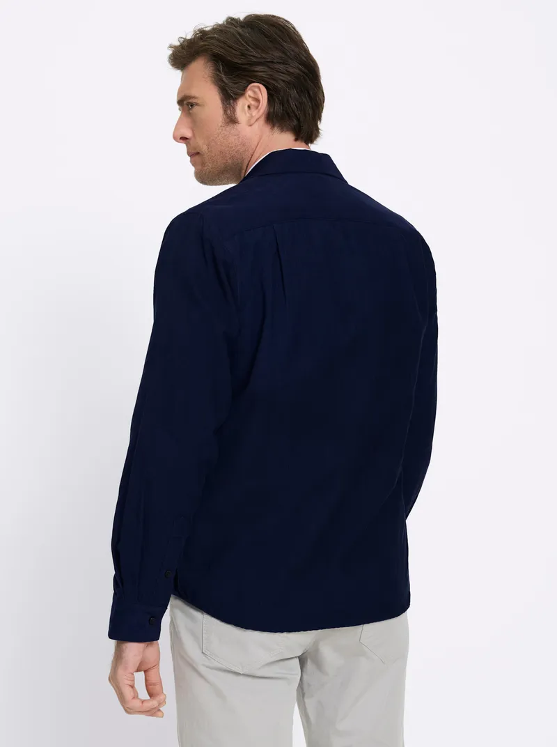 marco donati Langarmhemd marine, Marine, – Produktbild 2 von 2