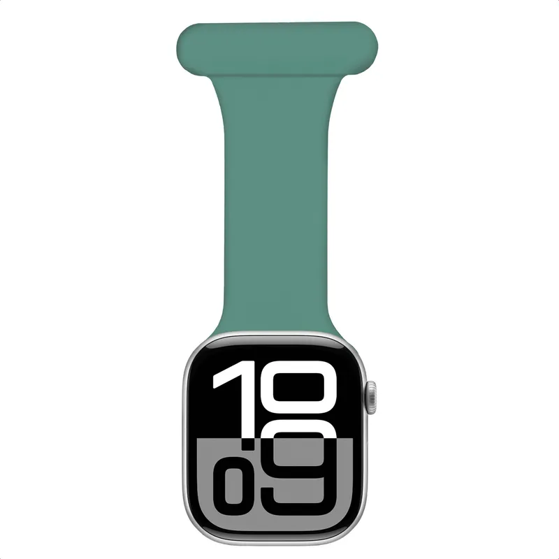 imoshion imoshion Pflegekräfte Silikonarmband für Apple Watch | 38/40/41/42 mm, Grün, – Produktbild 1 von 1