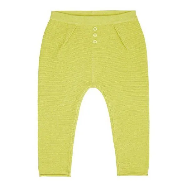 Sense Organics sense-organics Baby Leggings Pablo von Sense Organics, Glattstrick GOTS, Lime, – Produktbild 1 von 2