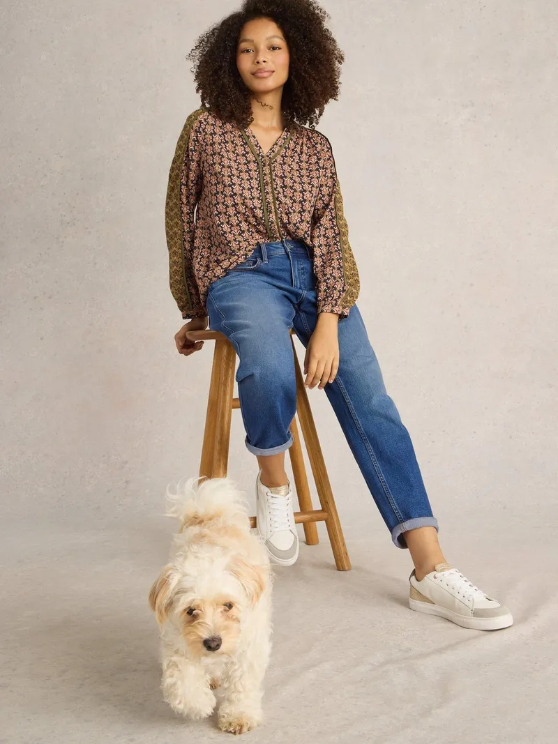 White Stuff Weekend Jeans Freya - 42/R, Mittel denim, – Produktbild 1 von 4