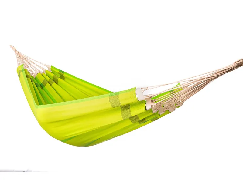 HängemattenGlück HängemattenGlück Alegria, Hängematte aus Bio-Baumwolle, Verde grün, – Produktbild 1 von 5