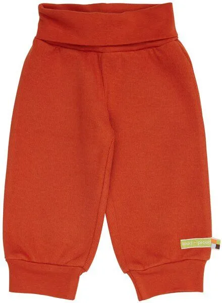 loud + proud loud + proud Babys & Kinder Hose Interlock, GOTS-zertifiziert, Terracotta(orange), – Produktbild 2 von 2